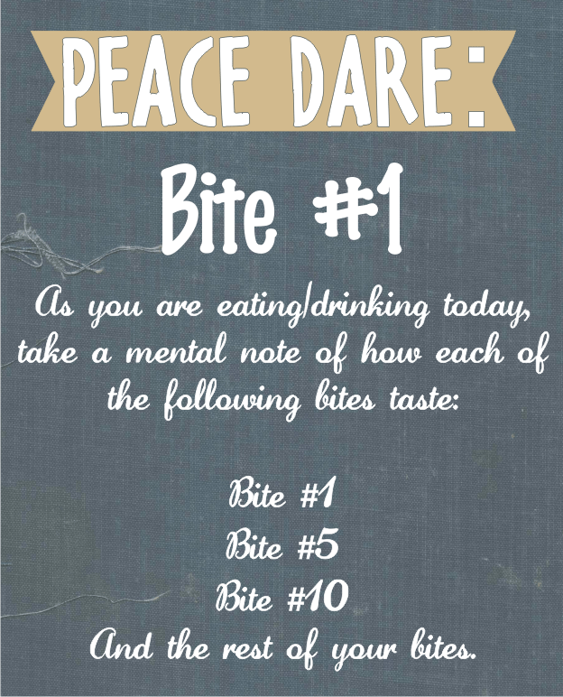Peace Dare Bite #1h