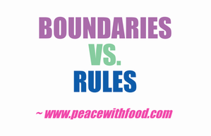rules and boundaries